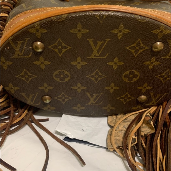 Vintage Boho Louis Vuitton Brown Hobo Bag - Picture 6 of 8